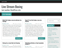 Tablet Screenshot of livestreamboxing.net